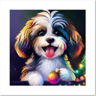 Cute Havanese Drawing Posters and Art